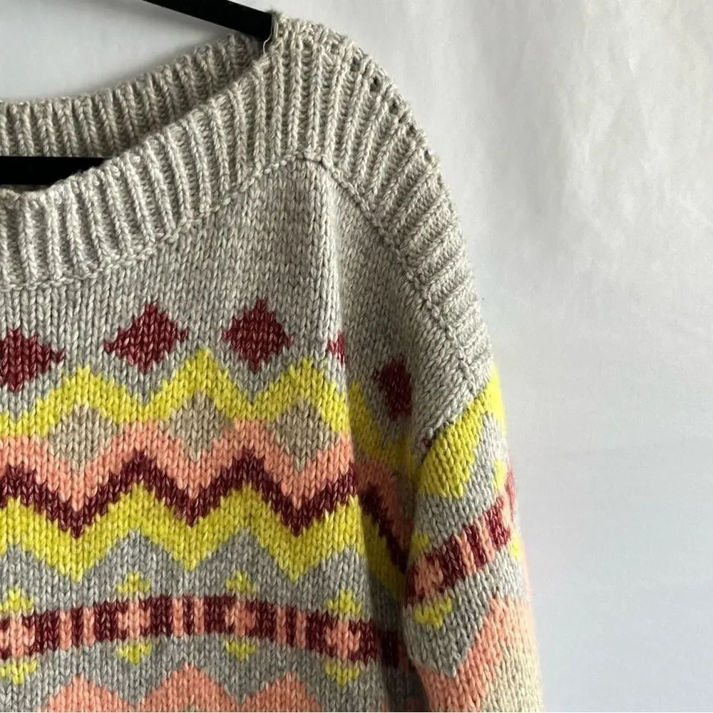 Victoria's Secret Cashmere Blend Fair Isle Sweater